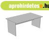 �r�asztal, egyenes, panell�bbal F-122 135x80x75 barna