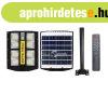 800W napelemes utcai LED l�mpa tart�konzollal, t�vir�ny�t�va