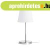 NYC/CONNY 15/15 asztali l�mpa Polycotton feh�r/nikkel 230V L