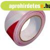 Rag.szalag 50mm/33m padl�jel�l� piros/feh�r