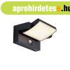 K�lt�ri fali l�mpa fekete LED-del IP54 mozg�s�rz�kel�vel, sz