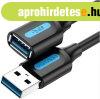 Vention USB-A 3.0/M -> USB-A 3.0/F, (hosszabbt,PVC), 1,