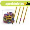 Ceruza markolat, spirl, szilikon, csillm, 72 db/display, S