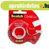 Ragaszt�szalag 19mm x 7,5m Scotch 6-1975D krist�ly adag.