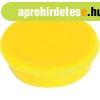M�gnes 24mm kerek FRANKEN HM20 s�rga