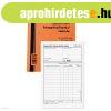 K�szp�nzfizet�si sz�mla 50 x 3 lap 2�F�s B.13-373/D/V E P�tr