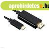 Adatk�bel Hama USB TYPE-C - HDMI, UHD, 1,8M