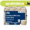 Toalettpap�r TORK bels�mag n�lk�li nat�r Mid-size T7