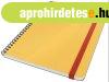 Spir�lf�zet Leitz Cosy Soft touch B5, vonalas meleg s�rga