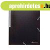 Iratgy�jt� gumis A/4 PP EXACOMPTA Standard fekete