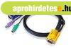 ATEN PS/2 KVM Cable with 3 in 1 SPHD 6m Black
