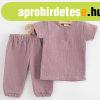 Baba muszlin szett p�l� �s nadr�g New Baby lavender