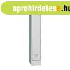 T�rol�szekr�ny 1 rekeszes, z�rhat� f�m, sz�rke