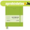 Jegyzetf�zet, A5, vonalas, 96 lap, kem�nyfedeles, m�b�r bor�