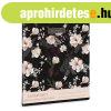 Ars Una Flowery black A/5 leckef�zet