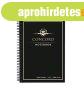 Spir�lf�zet, A5, vonalas, 70 lap, CONCORD, fekete