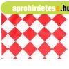 Foci sarokz�szl� sz�vet piros-feh�r v�ltozat 30693
