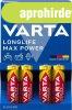 Elem, AA ceruza, 4 db, VARTA "Longlife Max Power"