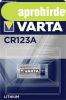 Elem, CR123A fot�elem, l�tium, 1 db VARTA