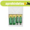 Elemt�lt�, akku Plug t�lt� + 4 db AA 2100 mAH Varta