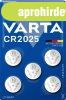 Gombelem, CR2025, 5 db, VARTA