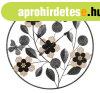 Fali�ra, vir�gokkal �s pillang�kkal, f�m - fa, sz�rke, 67 cm