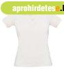 B&C BCPW455 N�i gall�ros r�vid ujj� pik� p�l�, White-XL