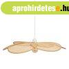 Mennyezeti l�mpa, lev�l form�j�, bambusz, b�zs - ABEILLE - B