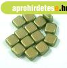 Tile gy�ngy - Mint Golden Shine - 6x6mm