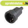 Anco 321401 vezet�k v�d�vel 16A 250V IP20, fekete f�ldelt gu