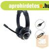 Conceptronic Fejhallgat� - POLONA01B (USB, hanger�szab�lyz�,