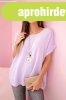 Muszlin bl�z med�llal IT-68 sz�n� vil�gos lila sz�n�