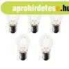 5 darabos Smart E27 LED izz� k�szlet P45 4.5W 470 lm 1800-40