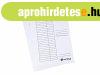 P�ly�s dosszi�, karton, A4, VICTORIA OFFICE, feh�r