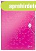 Gumis mappa, PP, A4, LEITZ "Wow", r�zsasz�n