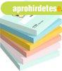�ntapad� jegyzett�mb, 76x76 mm, 6x100 lap, 3M POSTIT "B