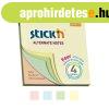 �ntapad� jegyzett�mb, 76x76 mm, 100 lap, STICK N, pasztell s