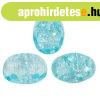 Samos� par Puca�gy�ngy - New Cracked Light Aqua - 5x7 mm