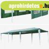 Pavilon, rendezv�nys�tor 9x3 m z�ld sz�nben