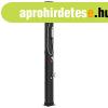 K�lt�ri napelemes zuhanyz�, l�bmos� funkci�val - 40 L fekete