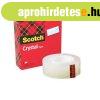 Ragaszt�szalag, 19 mm x 33 m, 3M SCOTCH "Crystal"