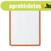 Bemutat�t�bla panel, A4, 5 db/csomag, Durable Sherpa narancs