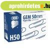 Gemkapocs 50mm, H50 100 db/doboz, Ico