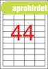 Etikett, univerz�lis, 48,5x25,4 mm, APLI, 4400 etikett/csoma