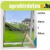 Sz�nyogh�l� m�anyag kerettel m�gneses 130 x 150 cm