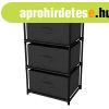 Intenso v�szonfi�kos kom�d 40 x 68 cm (3 fi�k)