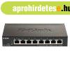 D-LINK Switch 8x1000Mbps (8xPOE) F�mh�zas Asztali Menedzselh