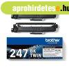 Brother TN-247BKTWIN eredeti tonercsomag (2x3000 oldal)