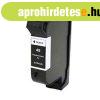 HP -hez Nr.45 (51645A) utngyrtott fekete TINTAPATRON / INK