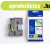 Brother TZe-133 lamin�lt szalag ? �tl�tsz� alapon k�k, , 12m